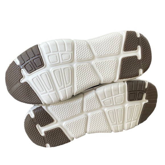 Young Spirit London athletic ankle boot with zipper, brown Leather denim Sz 6.5 - Picture 5 of 6